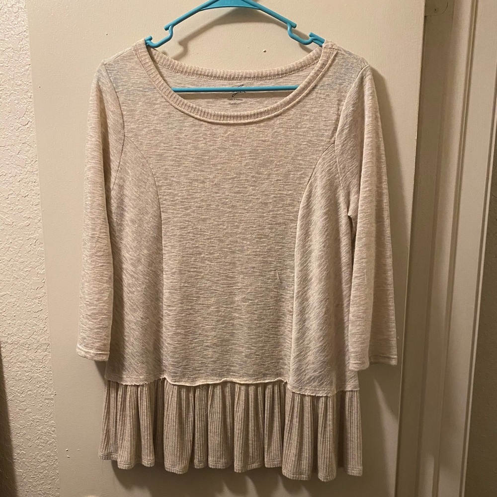 Tan blouse